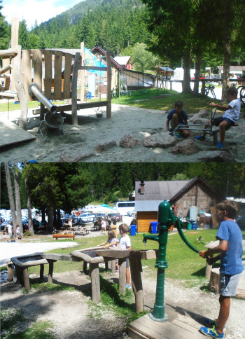 Igrala pri koči Ai sette nani pri zgornjem Belopeškem jezeru